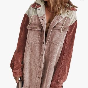 Corduroy jacket with hood from Amazon